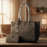 Cartera Grande Gamuzado Premium Ab - 2 Piezas