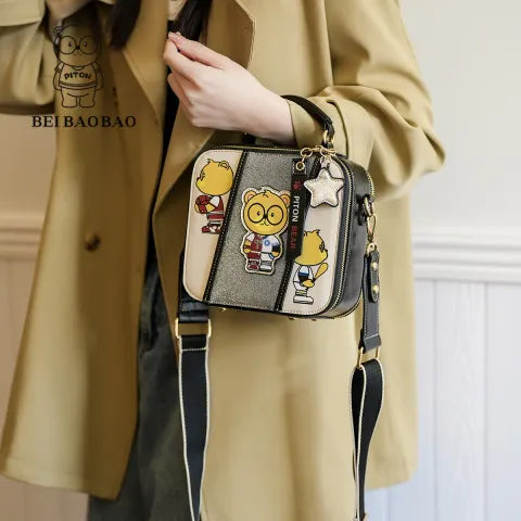 Cartera morral Cream Bear
