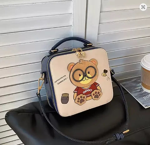 Cartera morral Cream Bear