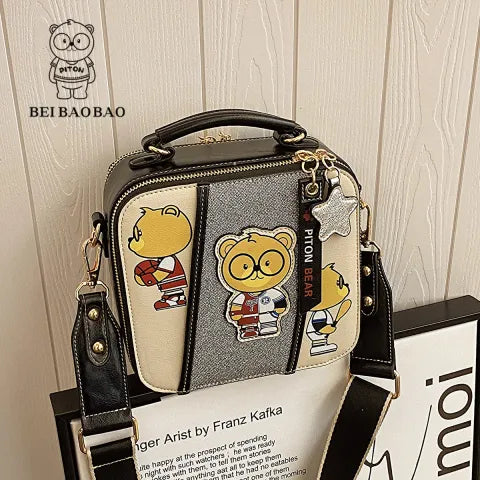 Cartera morral Cream Bear