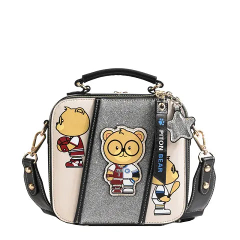 Cartera morral Cream Bear