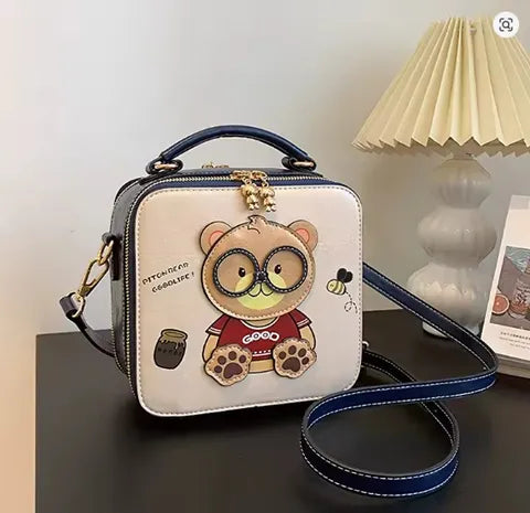 Cartera morral Cream Bear