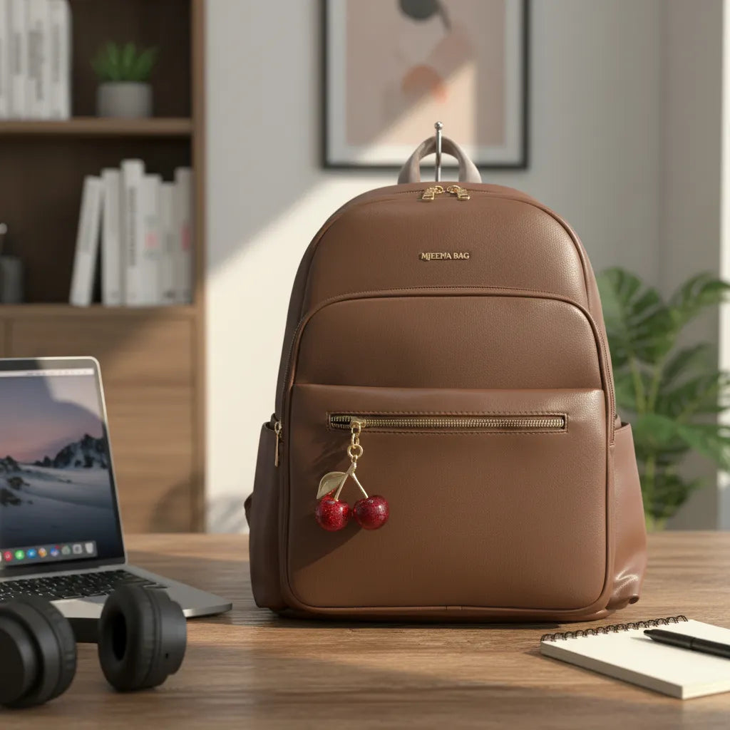 MOCHILA PORTALAPTOP 14.5 DAMA ATHENA BAG CON CEREZA