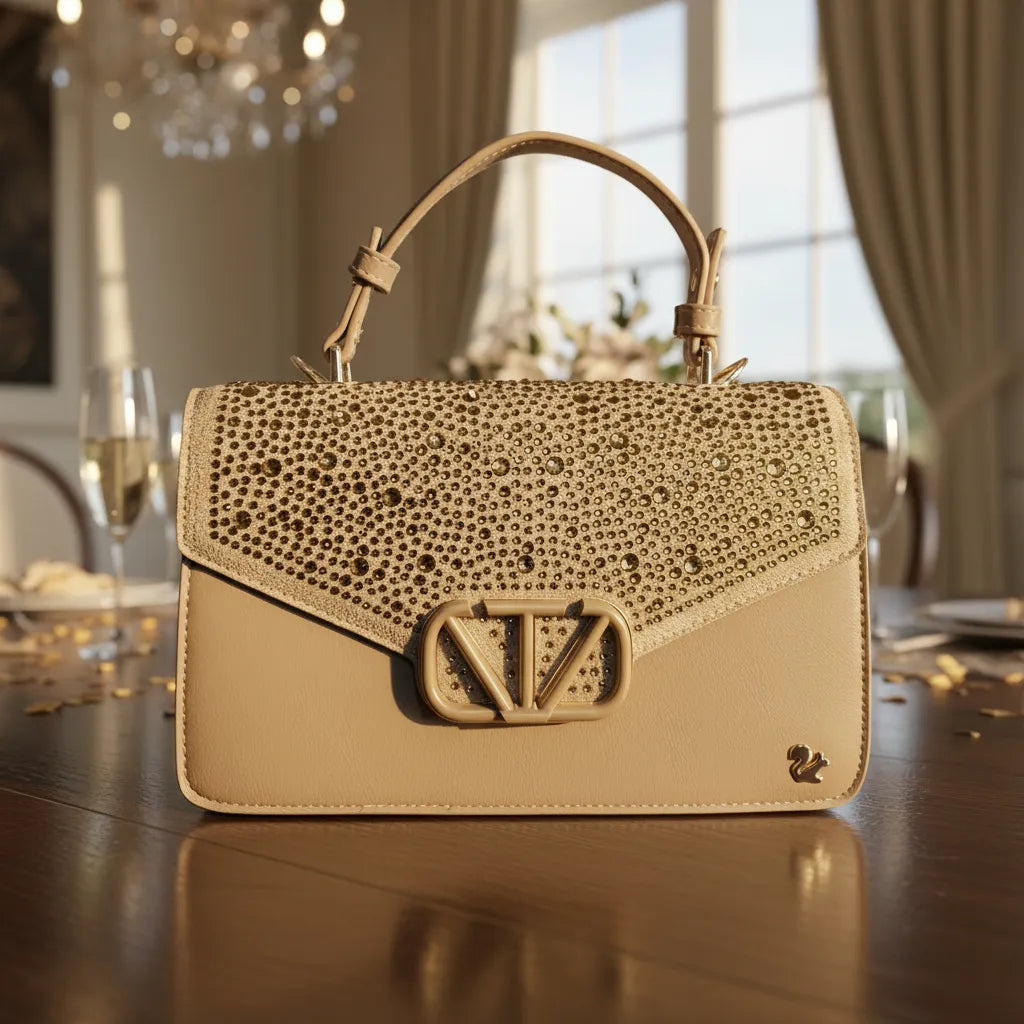 Cartera Morral De Fiesta En Pedrería Ardilla