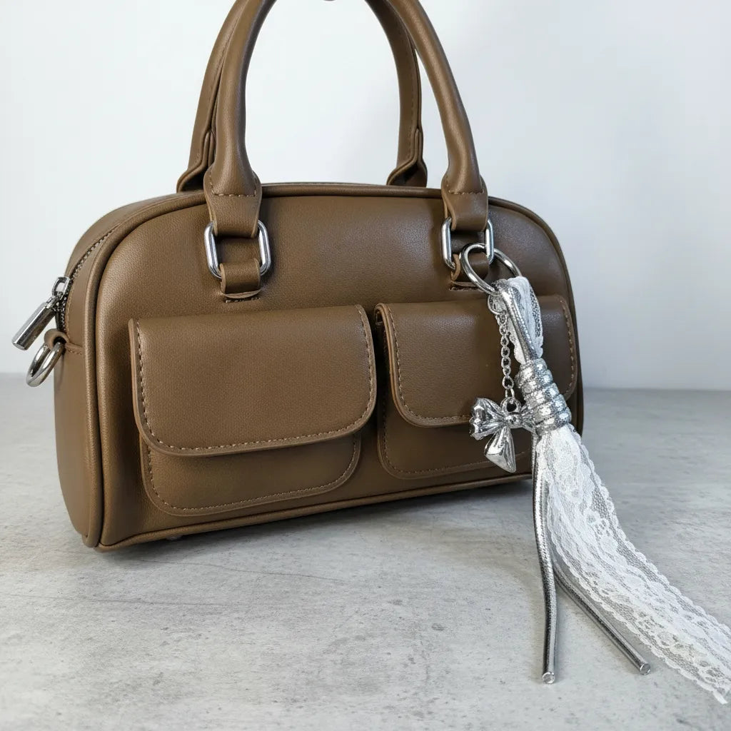Cartera Morral Bandolera Tipo Baúl Gen