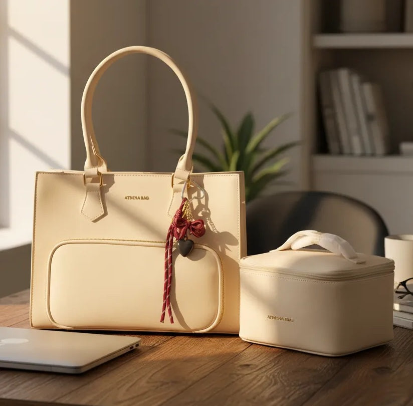 Cartera portalaptop 14´ con portalonchera - 2 piezas AB premium