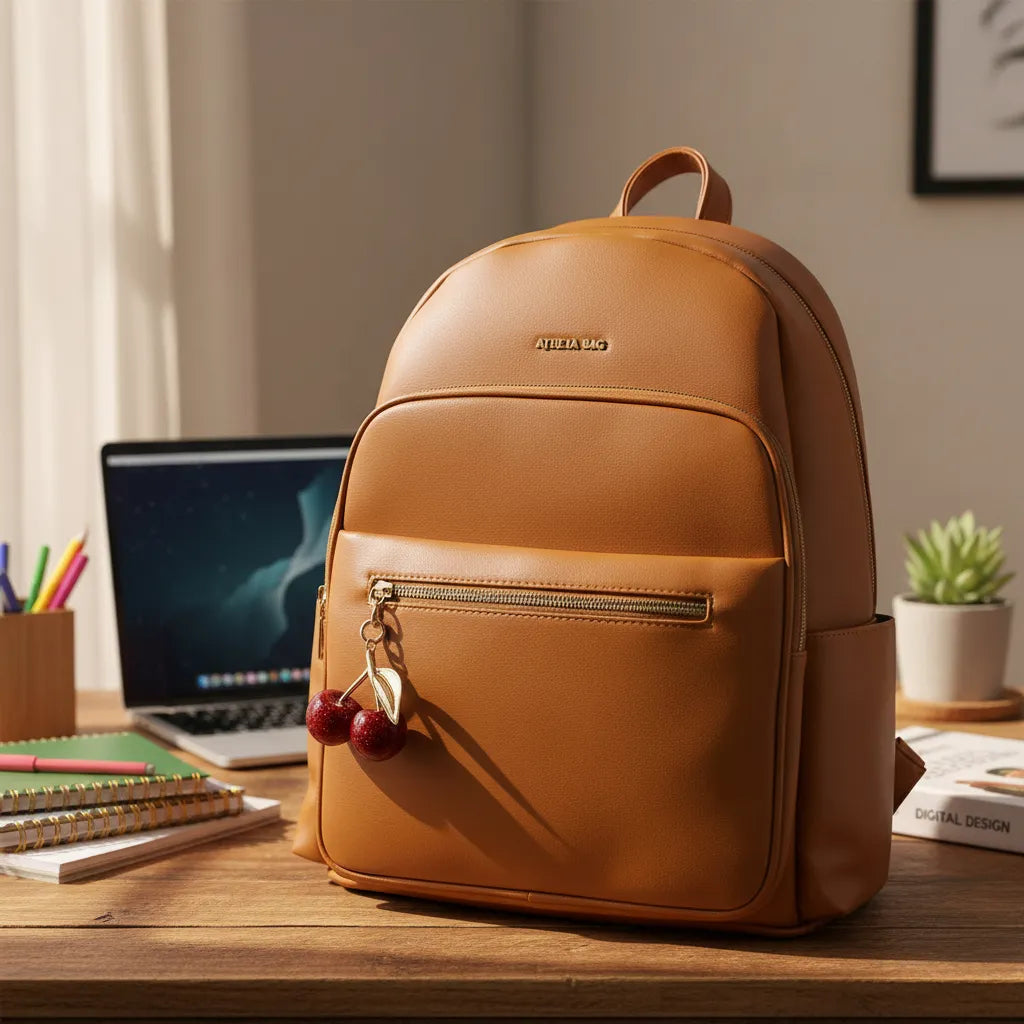 MOCHILA PORTALAPTOP 14.5 DAMA ATHENA BAG CON CEREZA
