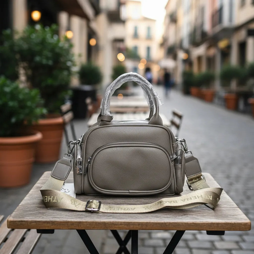 MORRAL CON BOLSILLOS ATHENA BAG