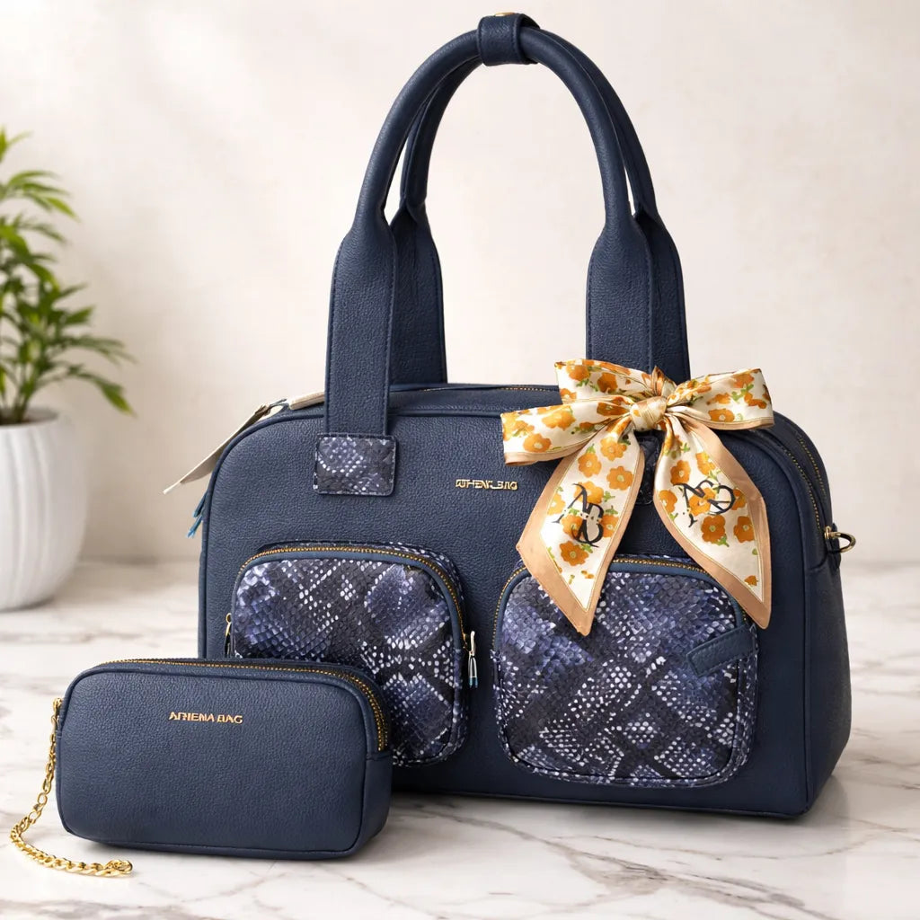BOLSO MEDIANO A4 + MONEDERO ATHENA BAG PRINT