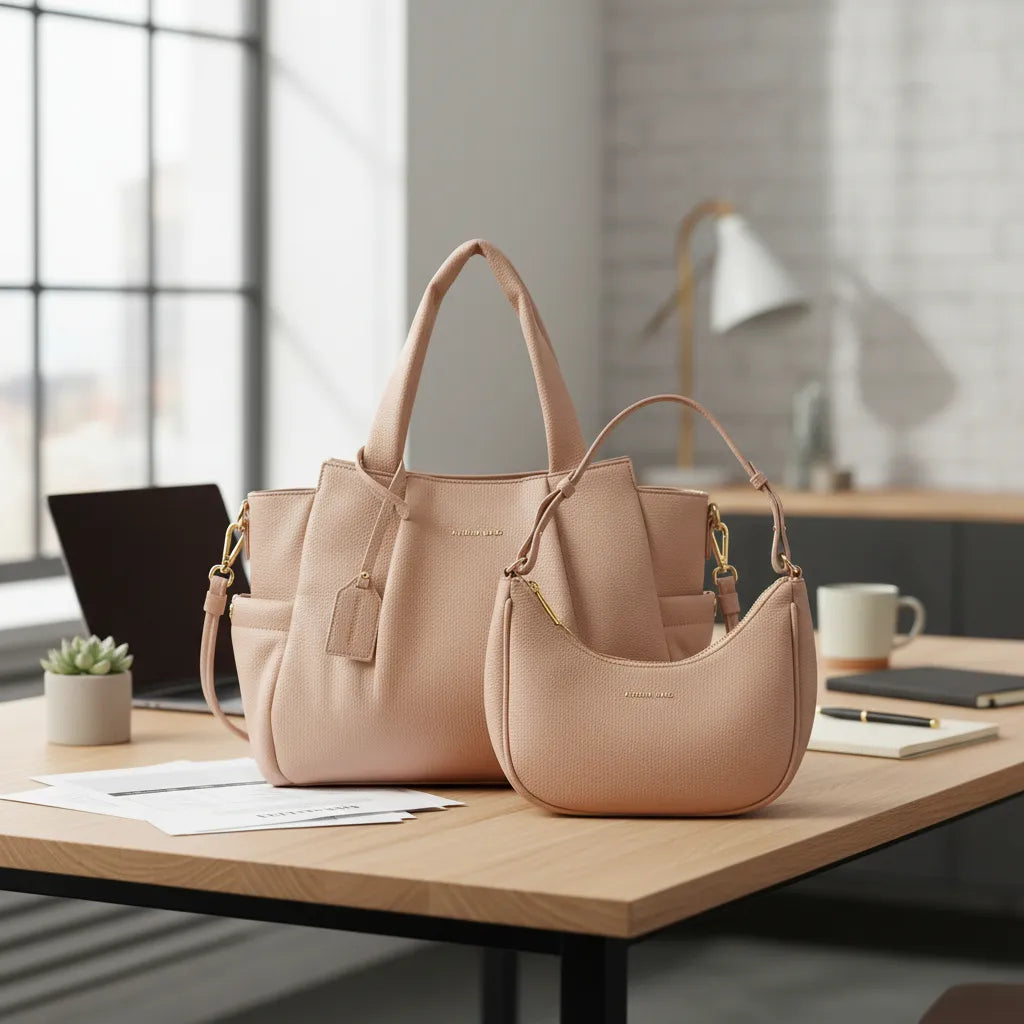 DUO CARTERA A4 + CARTERA BAGUETE ATHENA BAG
