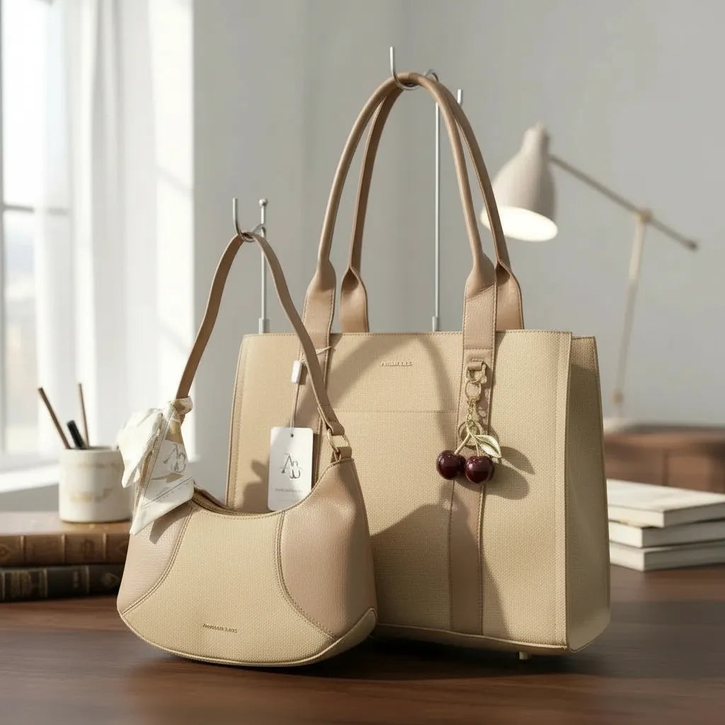 Cartera portalaptop 16 Athena Bag -2 piezas text