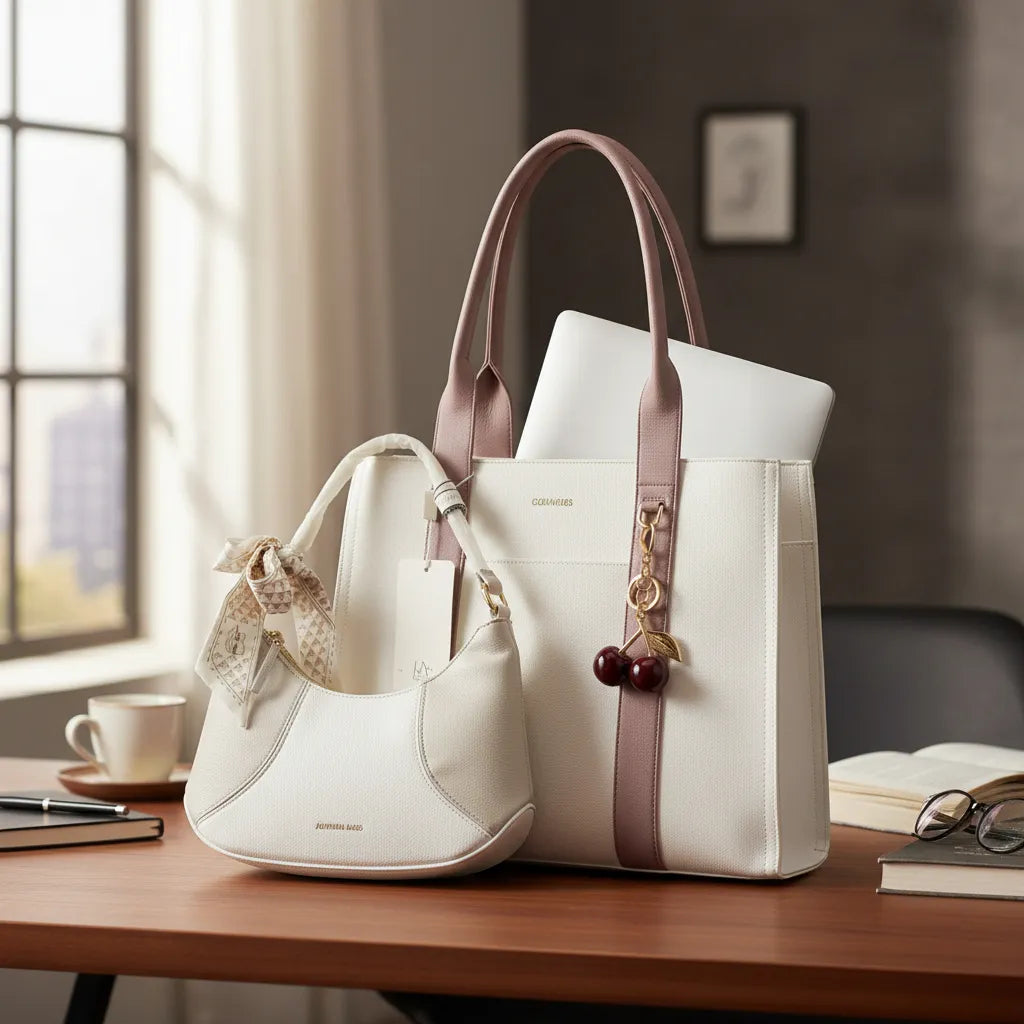 Cartera portalaptop 16 Athena Bag -2 piezas text