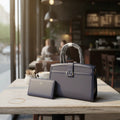 Cartera mediana A5 Athena Bag broch - 2 piezas
