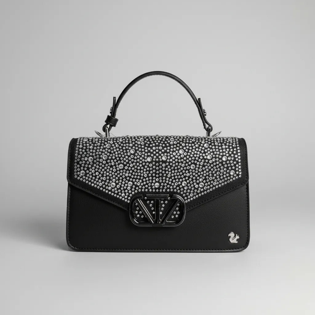 Cartera Morral De Fiesta En Pedrería Ardilla