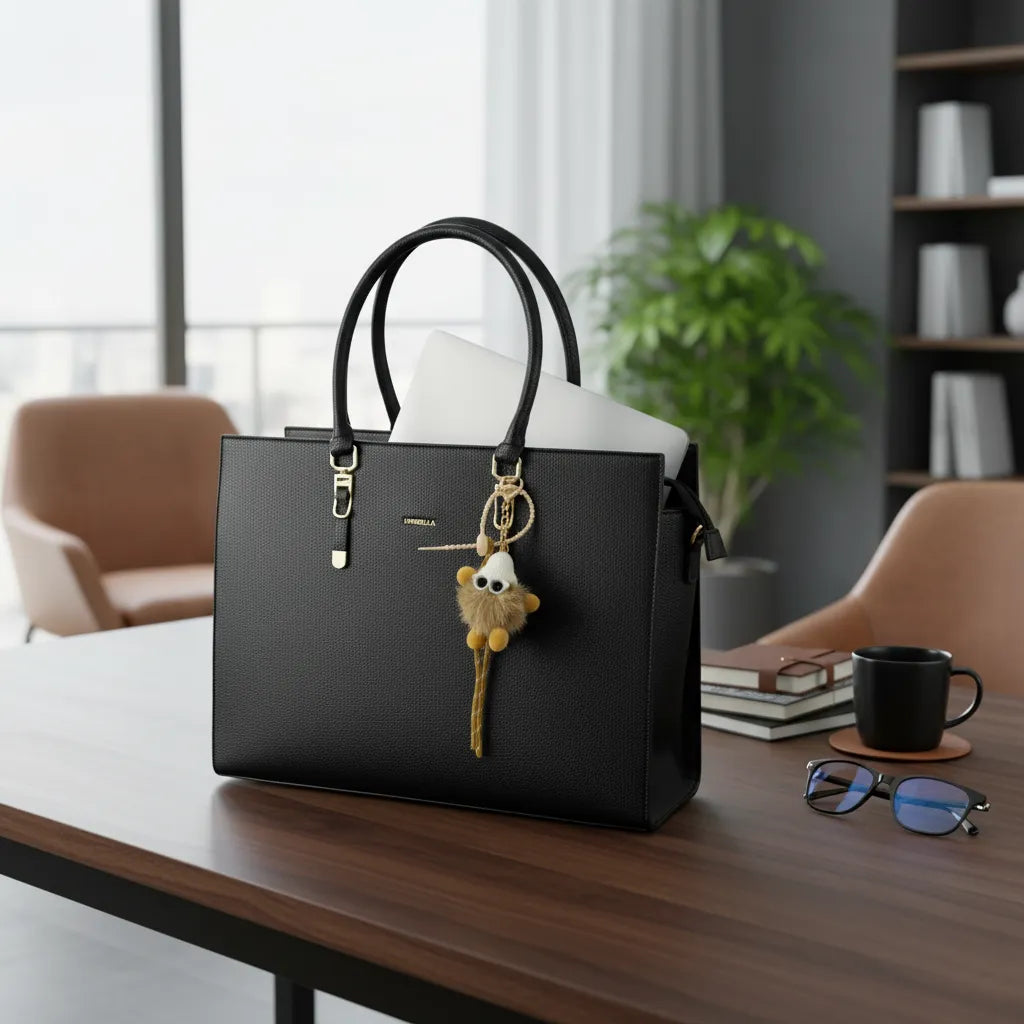 Cartera portalaptop 17' con llavero Unibella