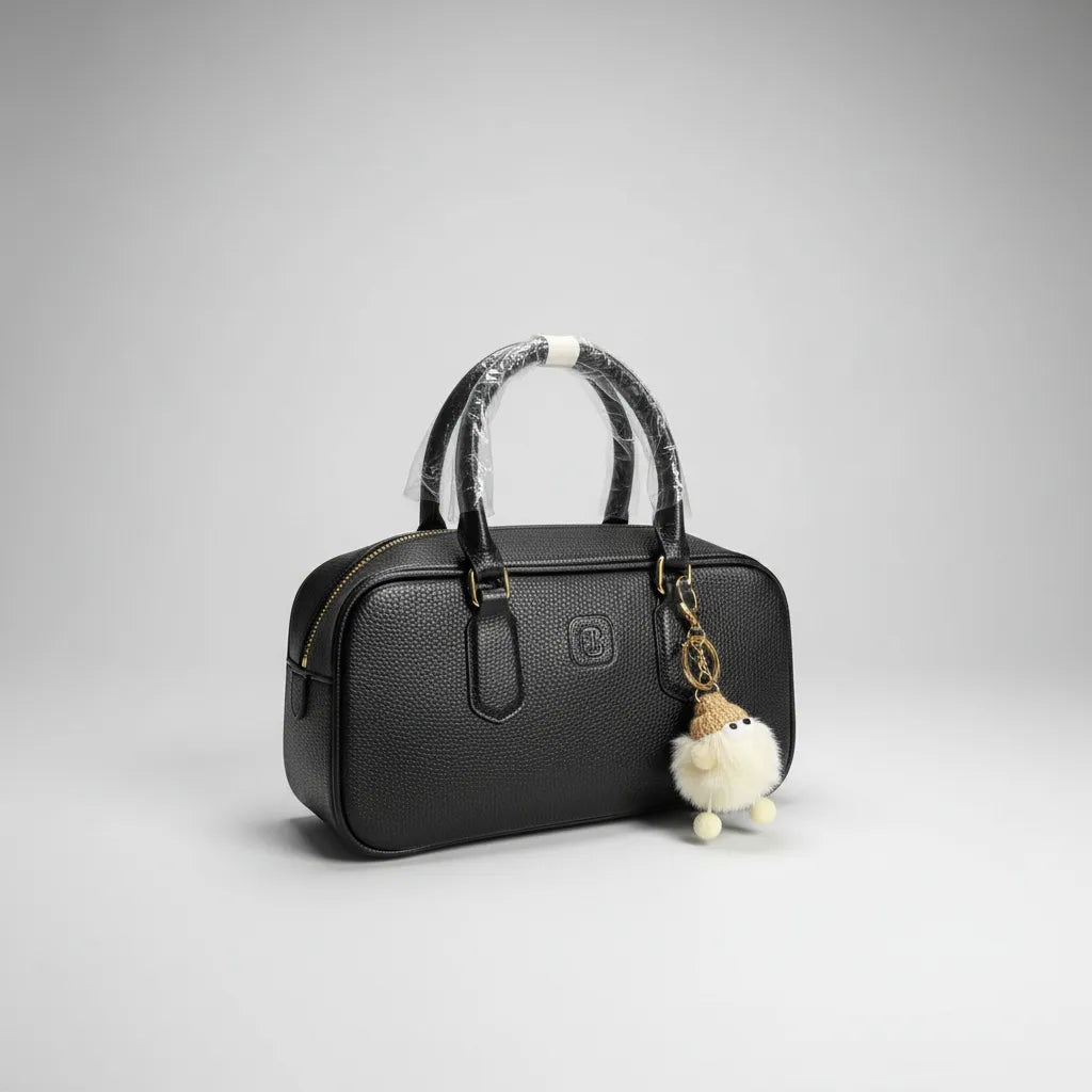 Cartera De Mano Tipo Baúl Con Llavero Unibella
