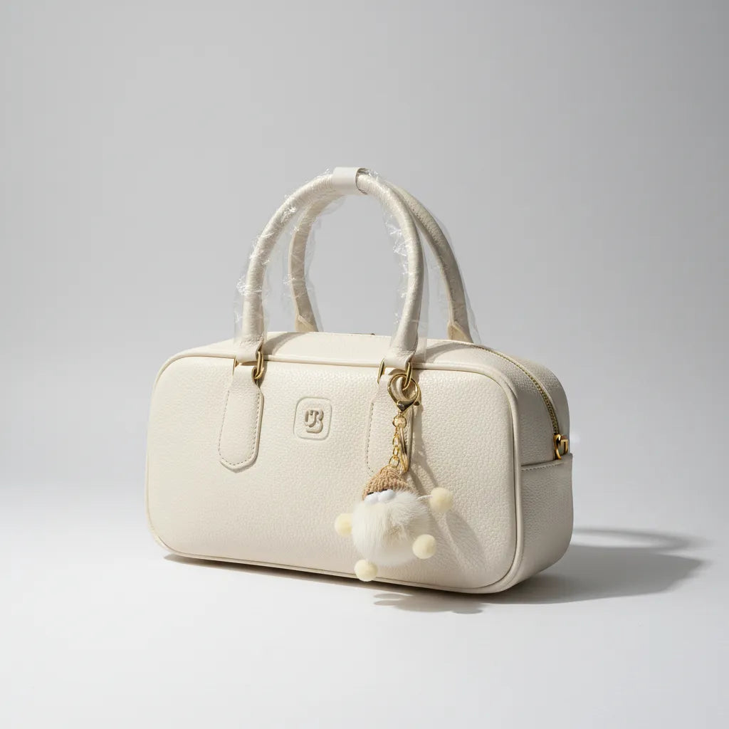 Cartera De Mano Tipo Baúl Con Llavero Unibella