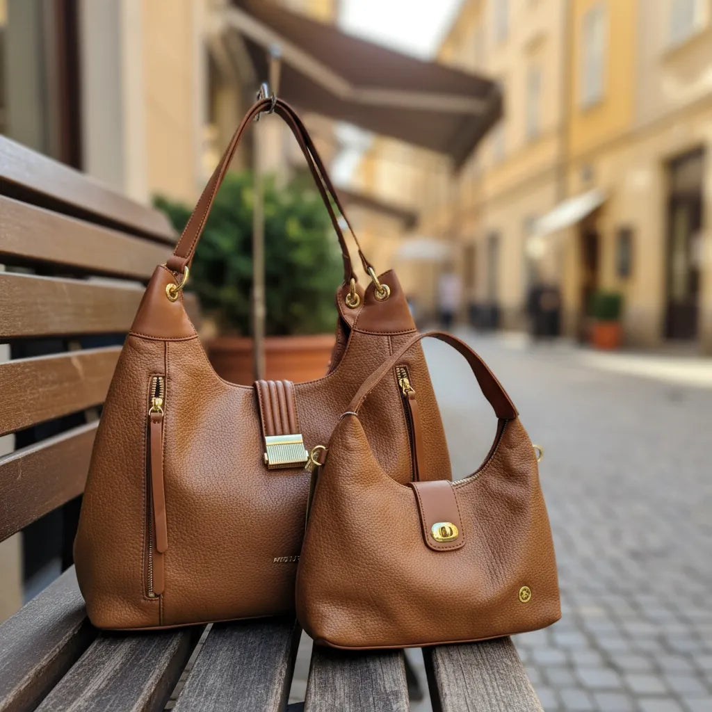 Bolso Hobo Ardilla Roja - 2 piezas