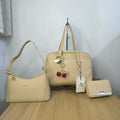 CARTERA MEDIANA A5  ATHENA BAG - 3 PIEZAS +CEREZA