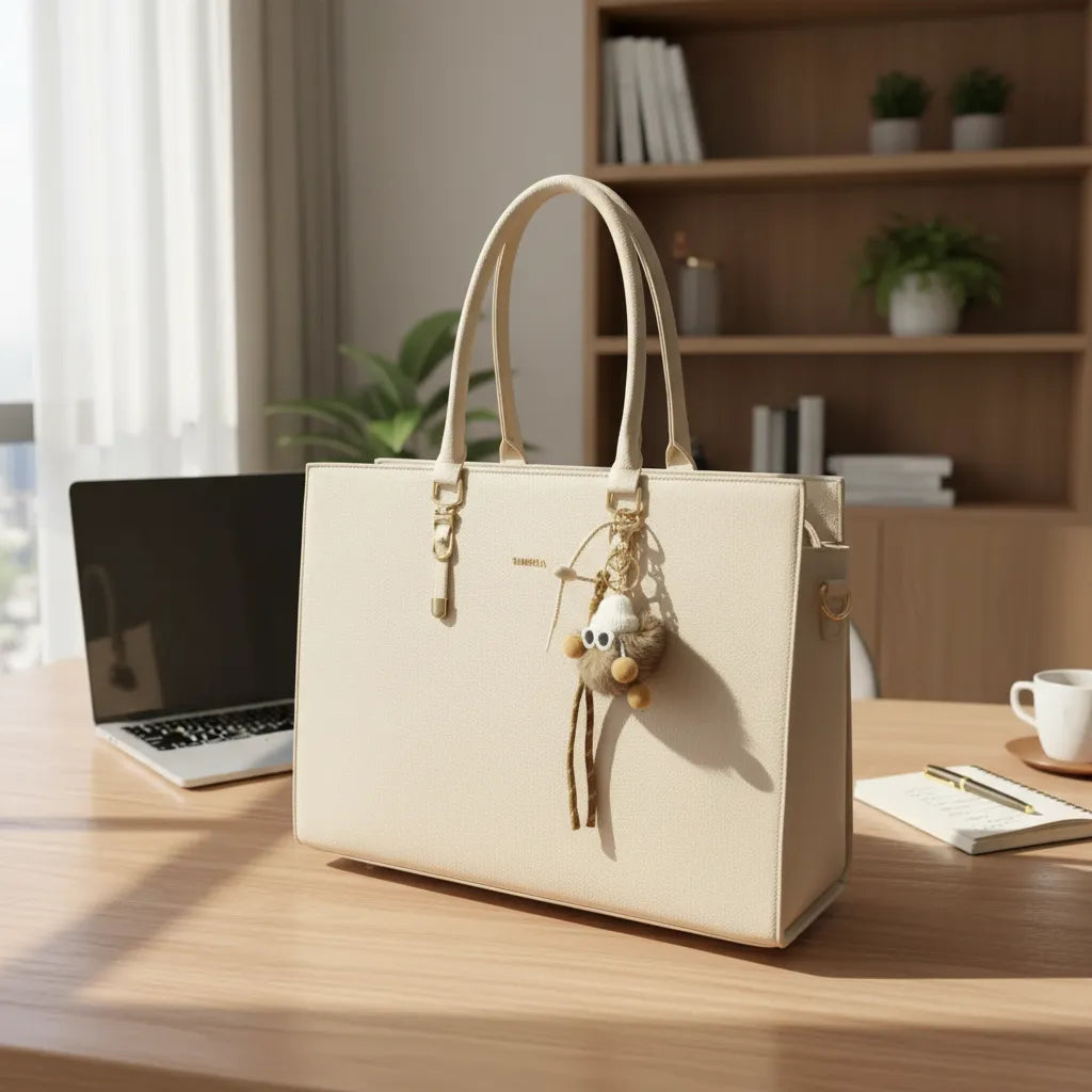 Cartera portalaptop 17' con llavero Unibella