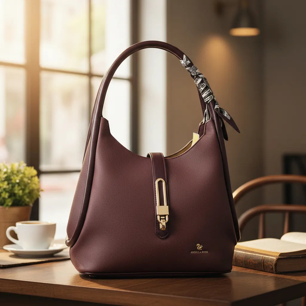 Bolso cartera mediana  + billetera - Ardilla roja