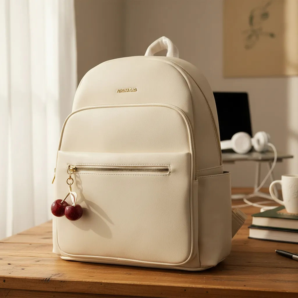 MOCHILA PORTALAPTOP 14.5 DAMA ATHENA BAG CON CEREZA