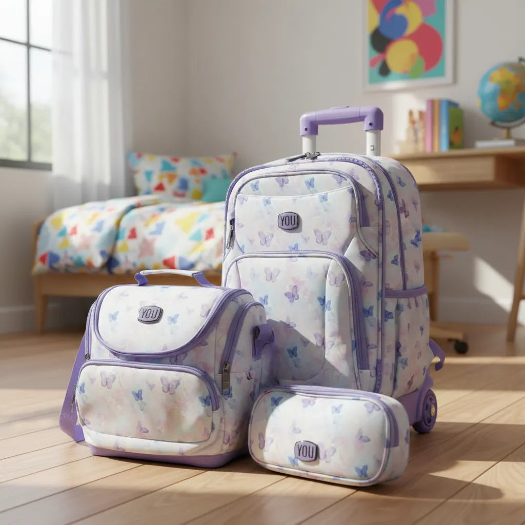 Mochila Escolar Con Ruedas You Escaladora- 3 Piezas