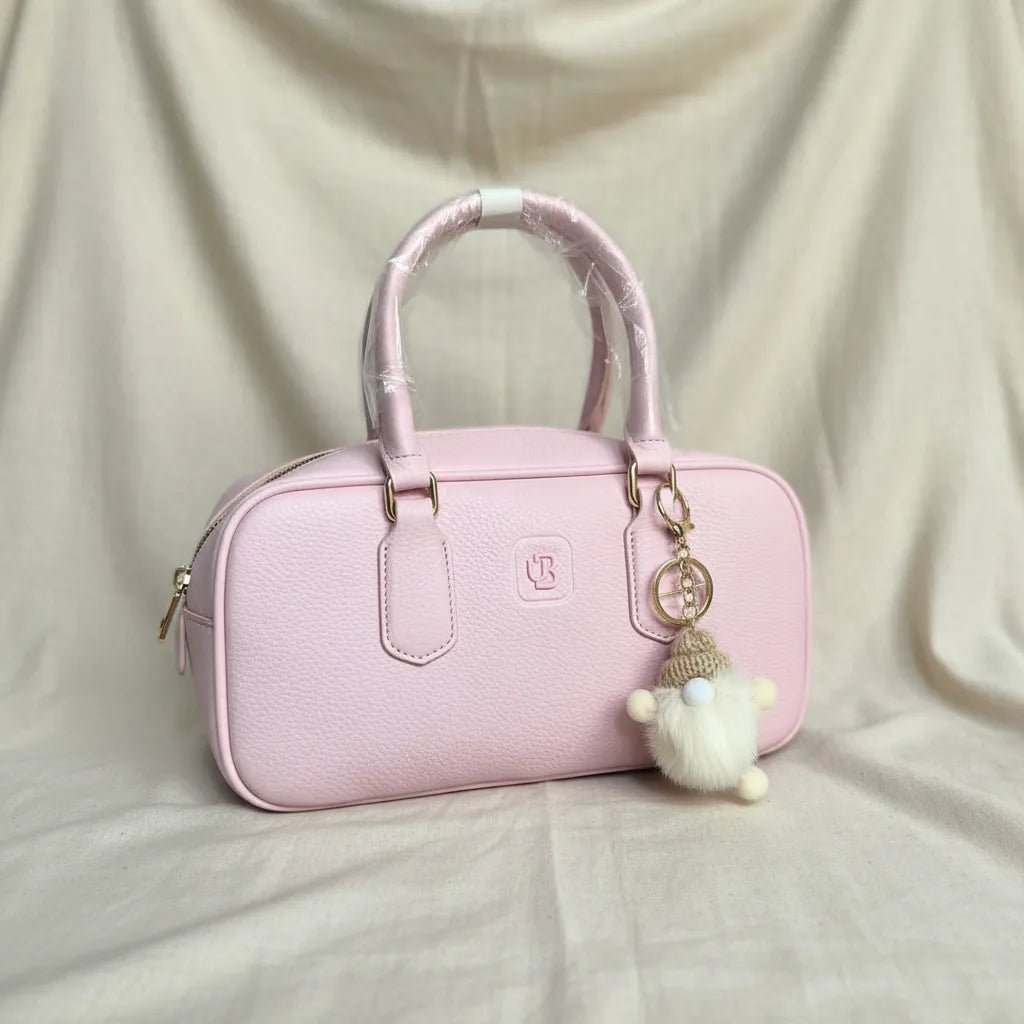 Cartera De Mano Tipo Baúl Con Llavero Unibella