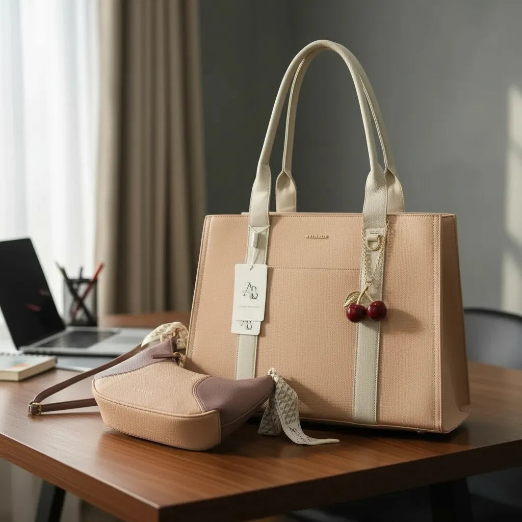 Cartera portalaptop 16 Athena Bag -2 piezas text