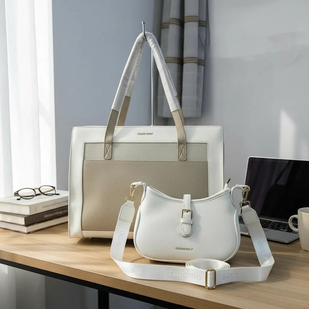 Cartera portalaptop 16 + Baguette - Golden Wolf
