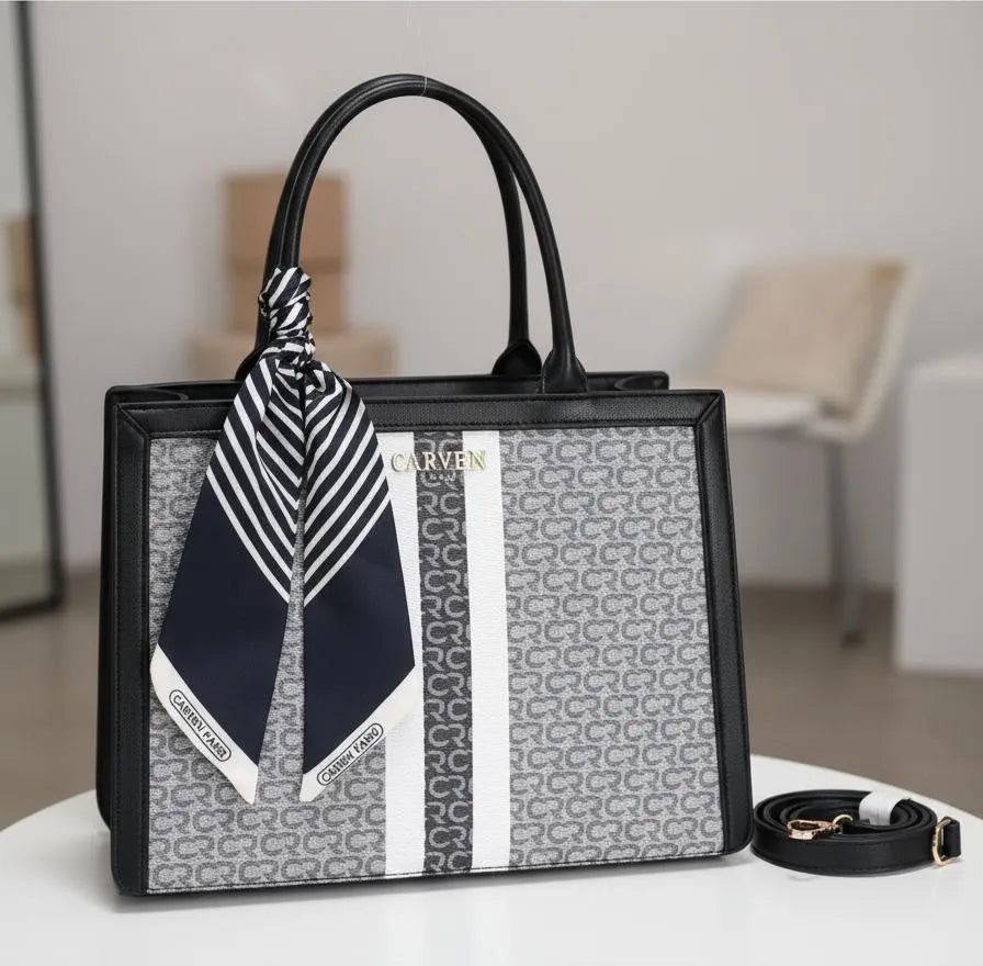 Cartera tote A4 para dama Carven Paris
