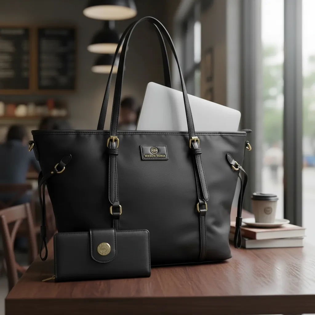 BOLSO PORTALAPTOP 16  TELA MARCO XENIA - 2 PIEZAS