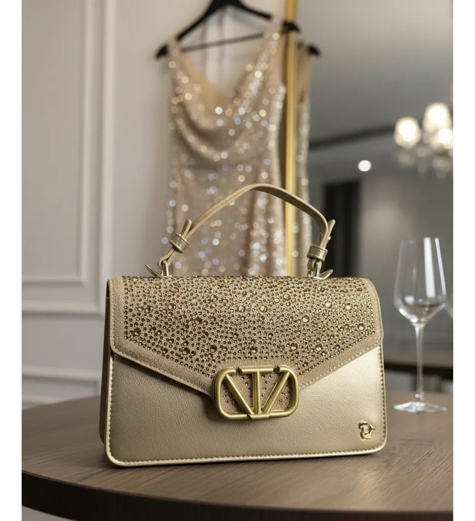 Cartera Morral De Fiesta En Pedrería Ardilla