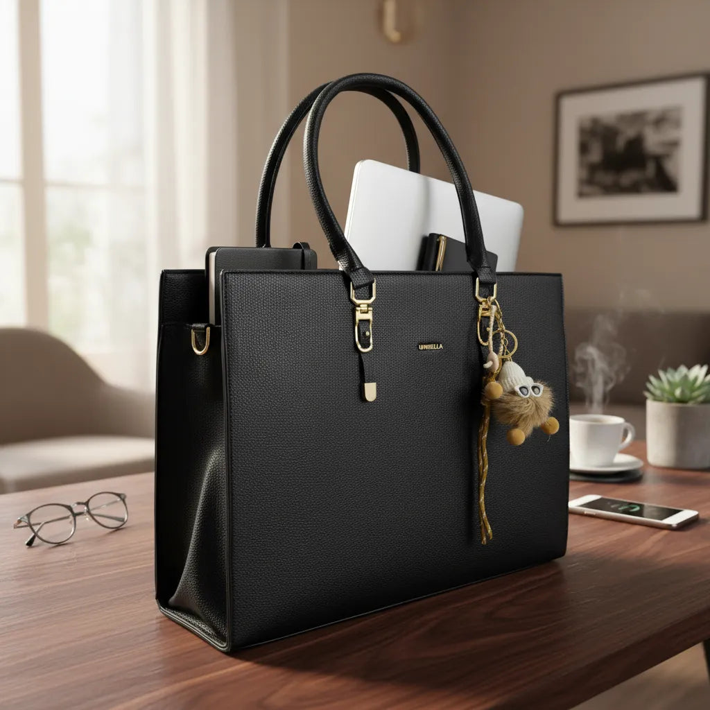 Cartera portalaptop 17' con llavero Unibella