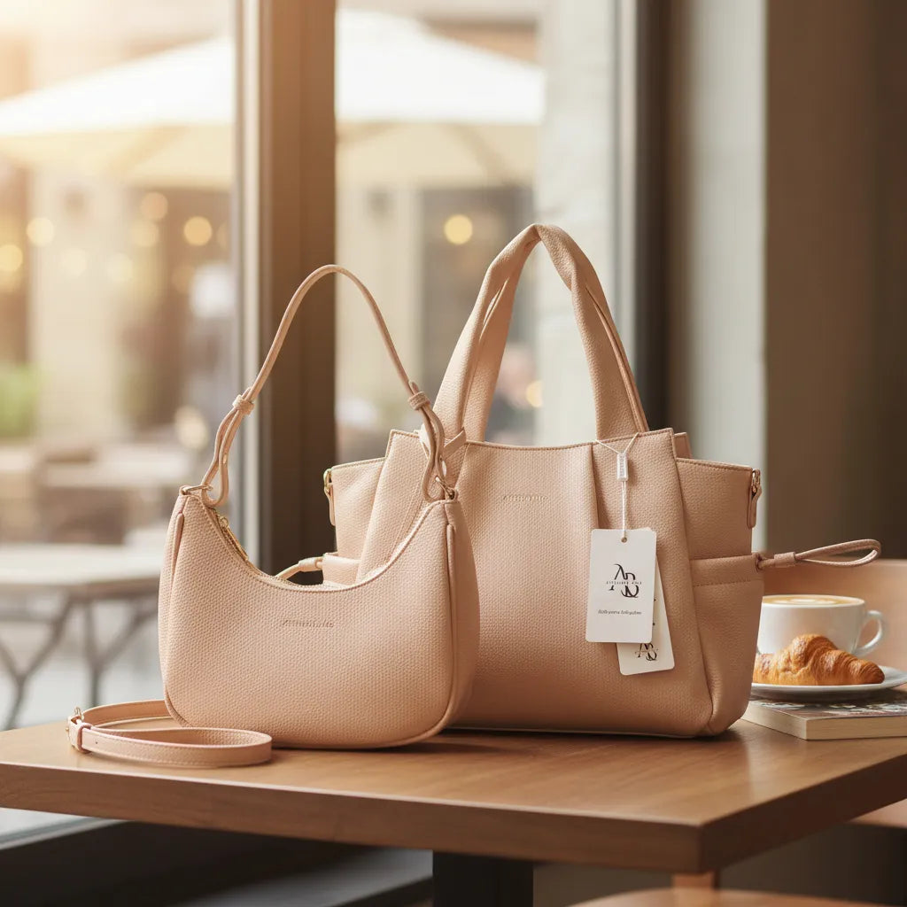 DUO CARTERA A4 + CARTERA BAGUETE ATHENA BAG