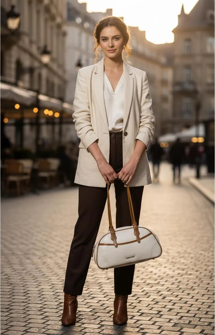 Cartera baguette Taoleyu cuero Pu