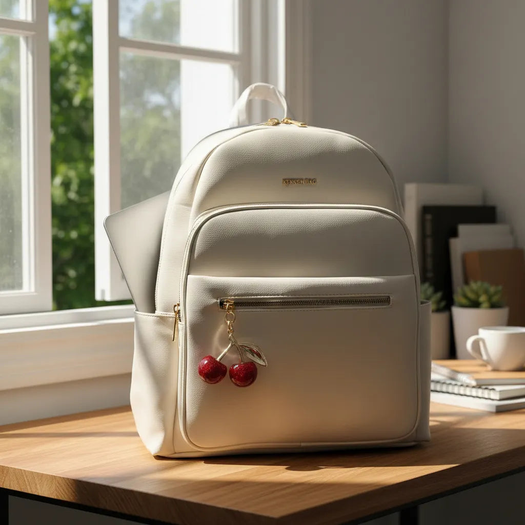 MOCHILA PORTALAPTOP 14.5 DAMA ATHENA BAG CON CEREZA