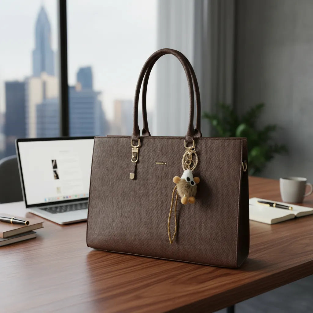 Cartera portalaptop 17' con llavero Unibella
