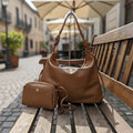 CARTERA HOBO ARDILLA ROJA 2 PIEZAS CUD