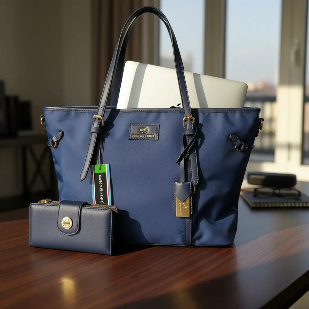 BOLSO PORTALAPTOP 16  TELA MARCO XENIA - 2 PIEZAS