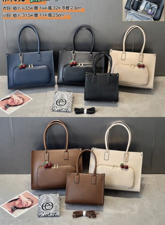 Cartera portalaptop 16´ con portalonchera - 2 piezas eyry