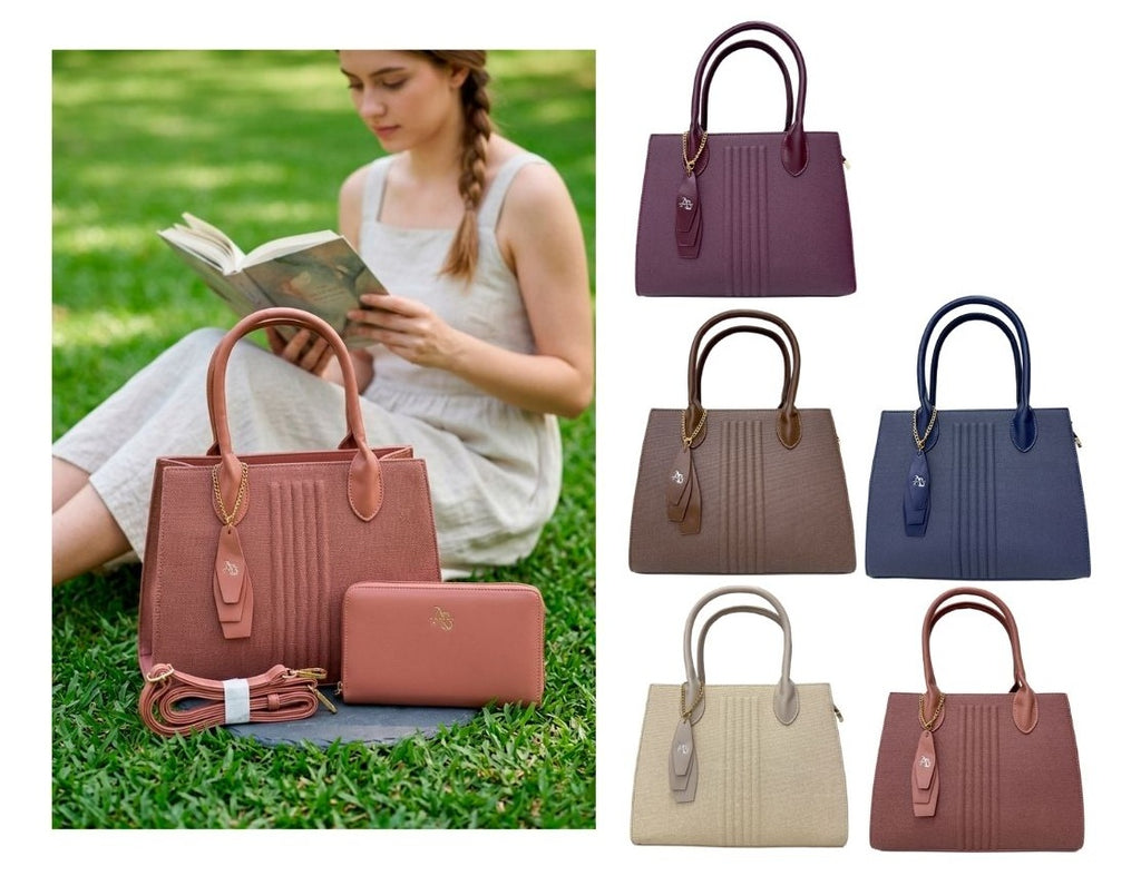 Cartera mediana A5 Athena Bag LINE - 2 piezas
