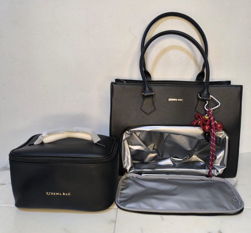 Cartera portalaptop 14´ con portalonchera - 2 piezas AB premium
