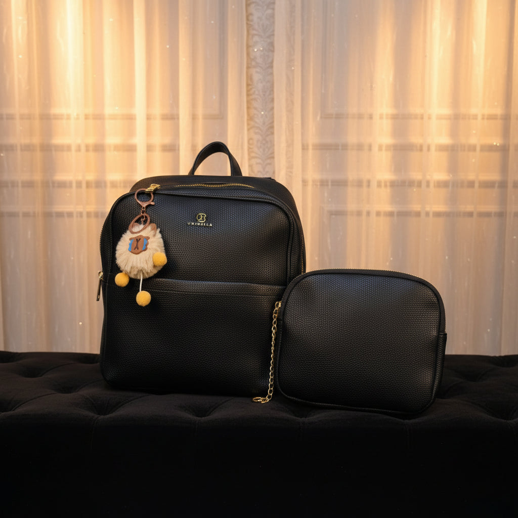 MOCHILA PARA DAMA A5 UNIBELLA + NECESER 2 EN 1