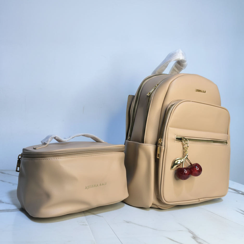 MOCHILA A4 DAMA ATHENA BAG  + NECESER