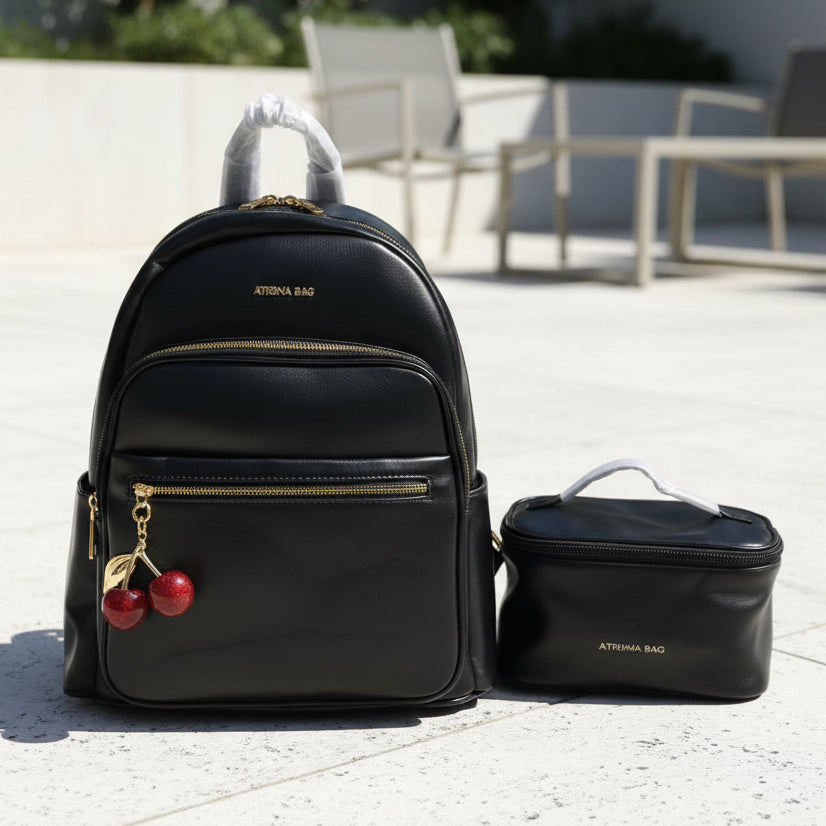 MOCHILA A4 DAMA ATHENA BAG  + NECESER