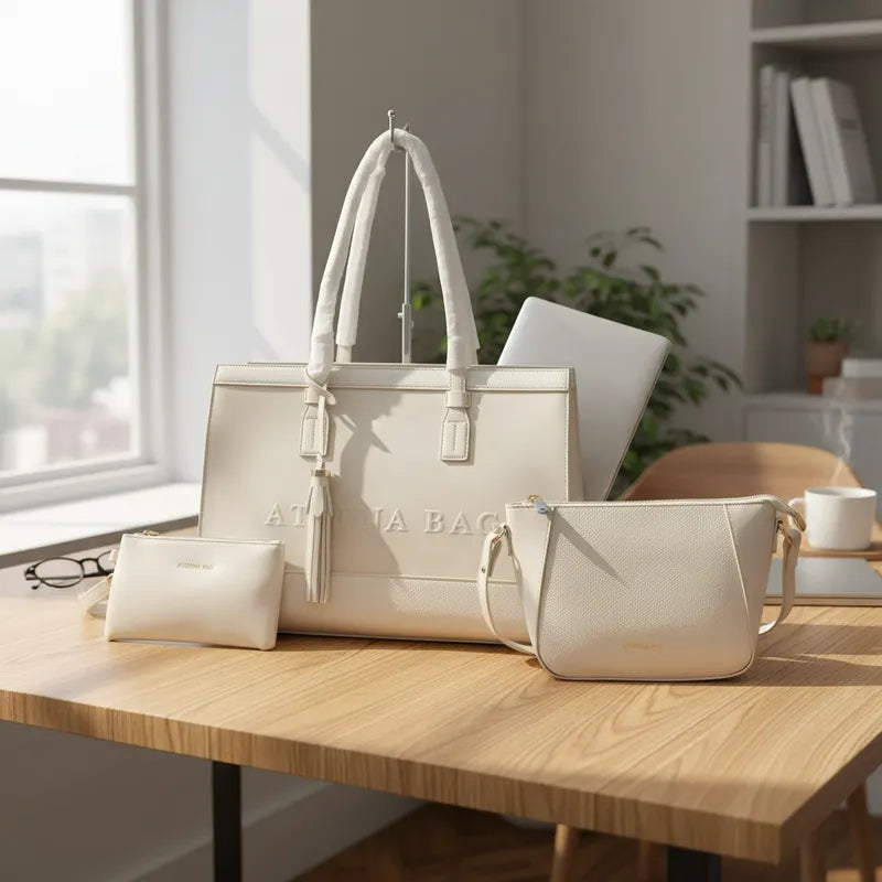Cartera Portalaptop 16' Athena Bag - Set De 3 Piezas reliev