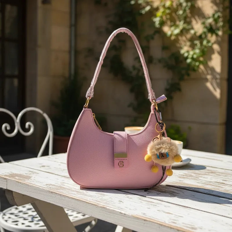 Cartera baguette con charm Unibella