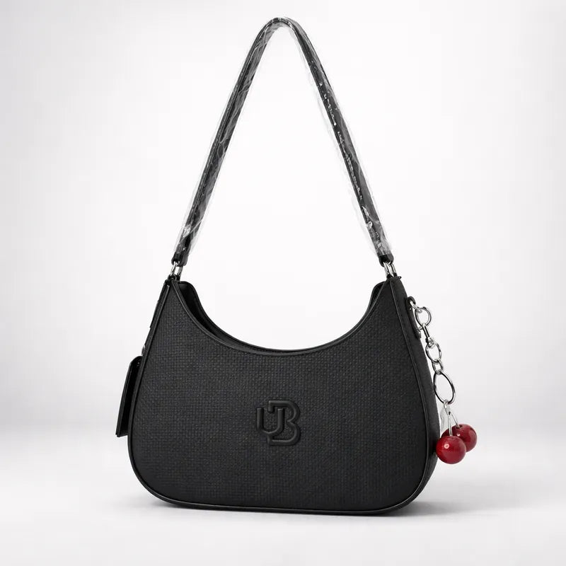 Cartera baguette con charm cereza Unibella
