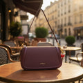 Cartera baguette con charm cereza Unibella lis